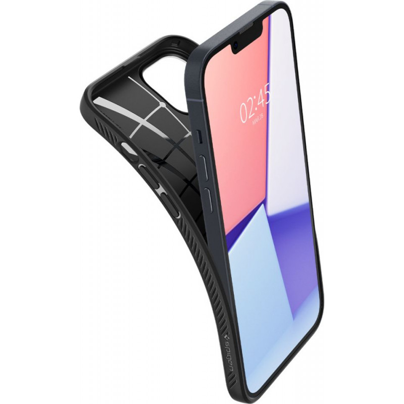 Spigen Liquid Air Apple iPhone 14 Plus / 15 Plus maciņš, matēti melns