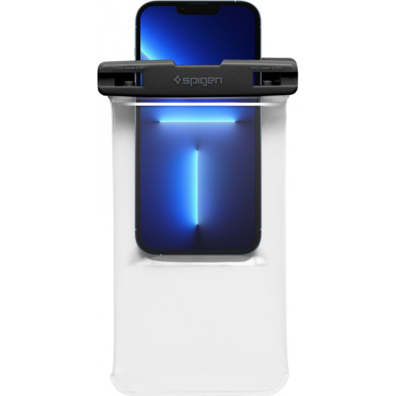 Spigen A601 Aqua Shield universālais ūdensizturīgais futrālis, Crystal Clear