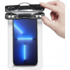 Spigen A601 Aqua Shield universālais ūdensizturīgais futrālis, Crystal Clear