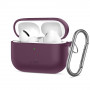 Tech-Protect Silicone Hook THP6103 Apple AirPods Pro 3 uzlādes futrāļa pārvalks, Burgundy