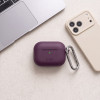 Tech-Protect Silicone Hook THP6103 Apple AirPods Pro 3 uzlādes futrāļa pārvalks, Burgundy