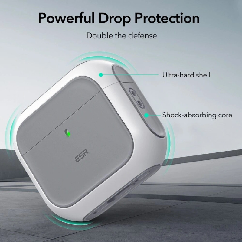 ESR Orbit HaloLock MagSafe vāciņš Apple AirPods 4, balts