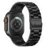 Tech-Protect Stainless THP6099 Apple Watch 8 / 9 / 10 / 11 / 12 / SE / Ultra 44/45/46/49 mm nerūsējošā tērauda aproce, melna