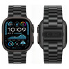 Tech-Protect Stainless THP6099 Apple Watch 8 / 9 / 10 / 11 / 12 / SE / Ultra 44/45/46/49 mm nerūsējošā tērauda aproce, melna