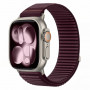 Tech-Protect Nylonloop Apple Watch 8 / 9 / 10 / 11 / 12 / SE / Ultra 44/45/46/49 mm pulksteņa siksniņa, Deep Burgundy