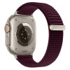 Tech-Protect Nylonloop Apple Watch 8 / 9 / 10 / 11 / 12 / SE / Ultra 44/45/46/49 mm pulksteņa siksniņa, Deep Burgundy