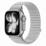 Tech-Protect Nylonloop Apple Watch 8 / 9 / 10 / 11 / 12 / SE / Ultra 44/45/46/49 mm pulksteņa siksniņa, gaiši pelēka