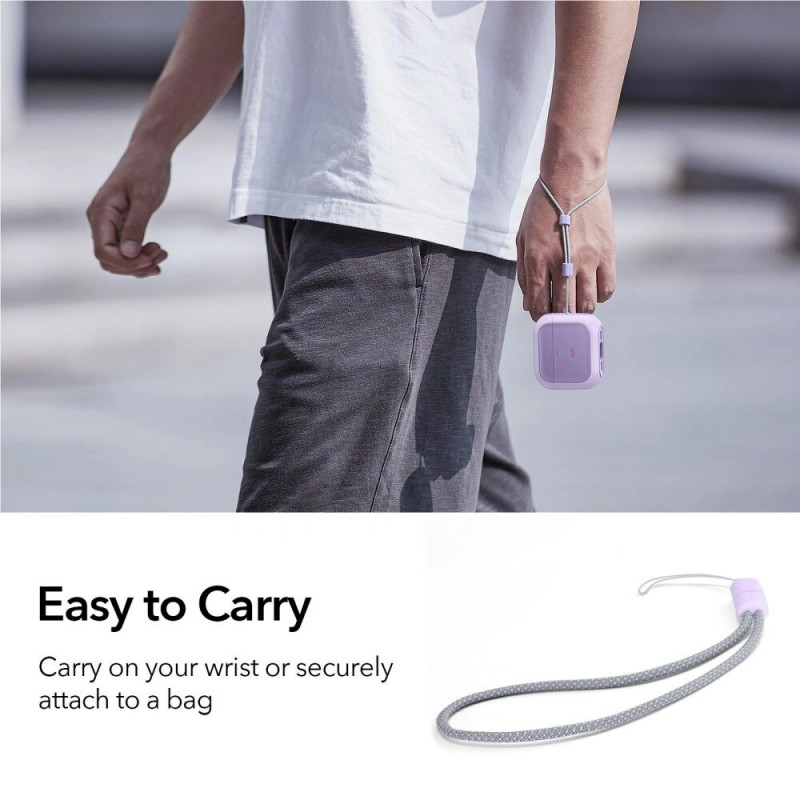 ESR Orbit HaloLock MagSafe futrālis Apple AirPods 4, purpura