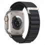Tech-Protect Nylon Pro Apple Watch 8 / 9 / 10 / 11 / 12 / SE / Ultra 44/45/46/49 mm pulksteņa siksna, melna