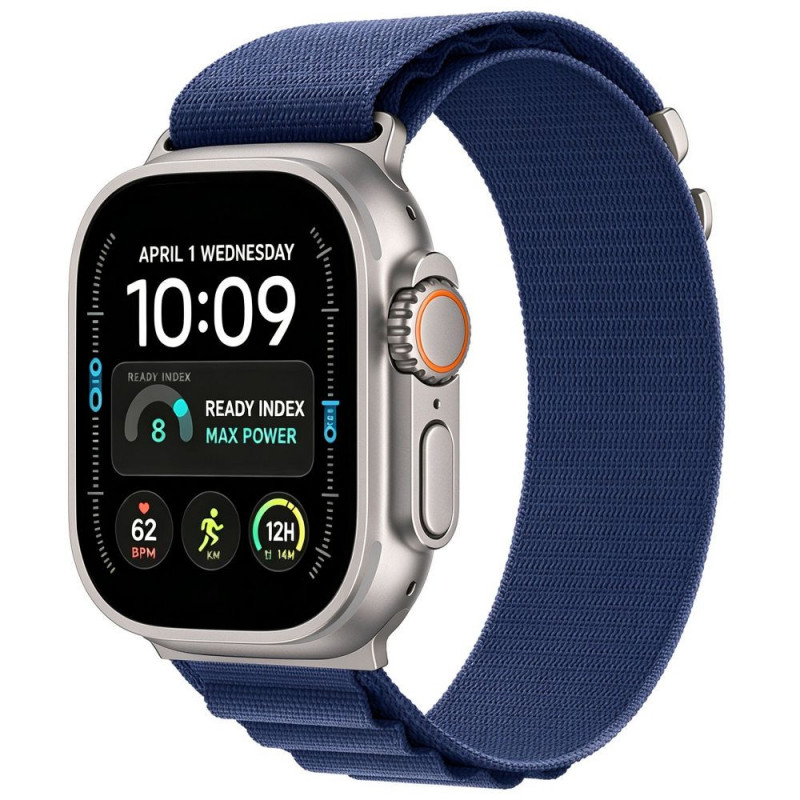 Tech-Protect Nylon Pro Apple Watch 8 / 9 / 10 / 11 / 12 / SE / Ultra 44/45/46/49 mm pulksteņa siksniņa, Navy Blue