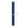 Tech-Protect Nylon Pro Apple Watch 8 / 9 / 10 / 11 / 12 / SE / Ultra 44/45/46/49 mm pulksteņa siksniņa, Navy Blue