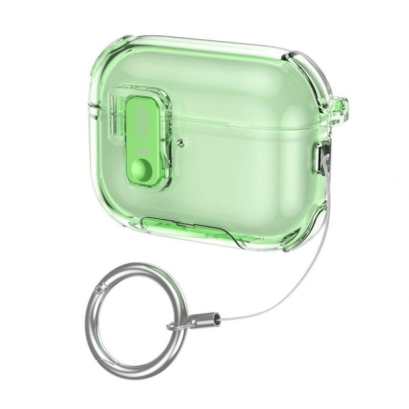 Tech-Protect Bounce Pro Apple AirPods Pro 3 uzlādes futrāļa pārvalks, Matcha Green