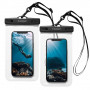 Spigen A601 universālais ūdensnecaurlaidīgais futrālis (2 gab.), Crystal Clear