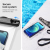 Spigen A601 universālais ūdensnecaurlaidīgais futrālis (2 gab.), Crystal Clear