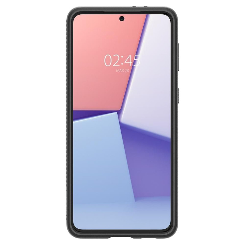 Spigen Liquid Air vāciņš Samsung Galaxy S21, matēti melns