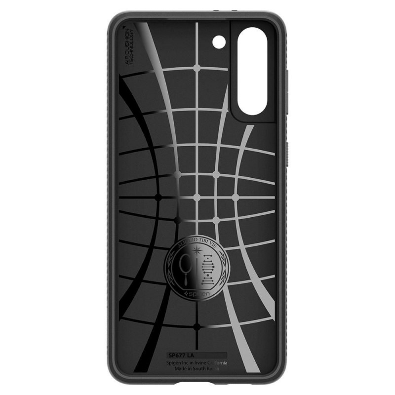 Spigen Liquid Air vāciņš Samsung Galaxy S21, matēti melns