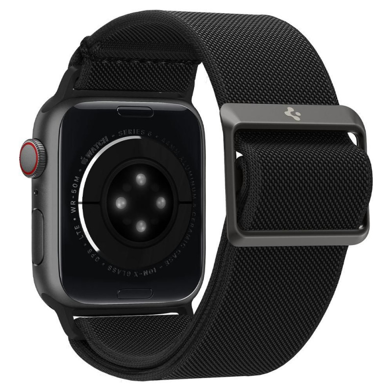 Spigen Fit Lite siksniņa Apple Watch 4/5/6/7/SE/8/9/Ultra 44/45/49 mm, melna