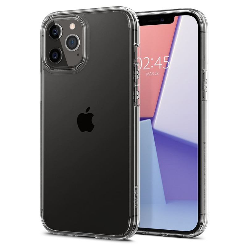 Spigen Ultra Hybrid vāciņš Apple iPhone 12 / 12 Pro, Crystal Clear
