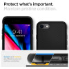 Spigen Liquid Air apvalks Apple iPhone SE 2022 / SE 2020 / 8 / 7, melns