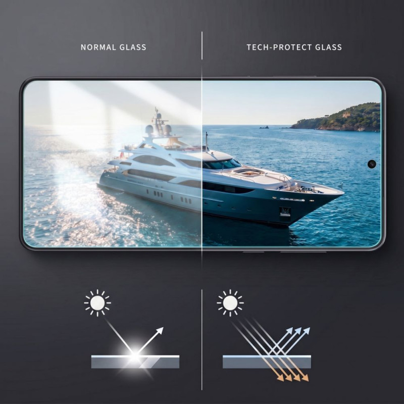 Tech-Protect Quick Set AR+ pretatstarojošs stikls Samsung Galaxy S26, melns