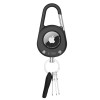 Tech-Protect Slidelock Carabiner atslēgu piekariņa maciņš Apple AirTag 1/2, melns