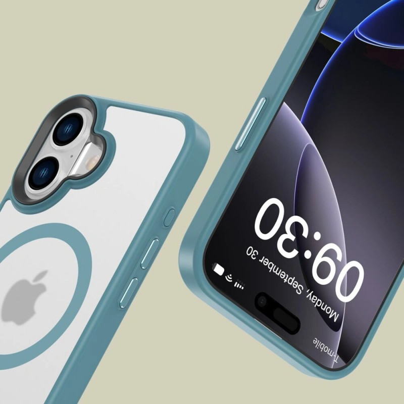 Tech-Protect MagMat MagSafe vāciņš Apple iPhone 16, matēts tirkīzzils