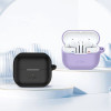 Tech-Protect silikona maciņš ar āķi Samsung Galaxy Buds 3 / 3 FE / 3 Pro, lavandas krāsā