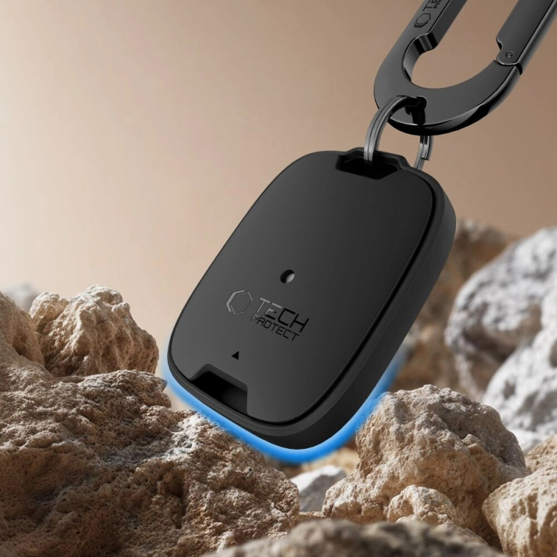 Tech-Protect Velar maciņš Apple AirTag 1 / 2, melns