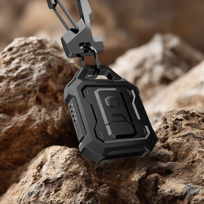 Tech-Protect Kevlar Pro maciņš Apple AirTag 1 / 2, melns