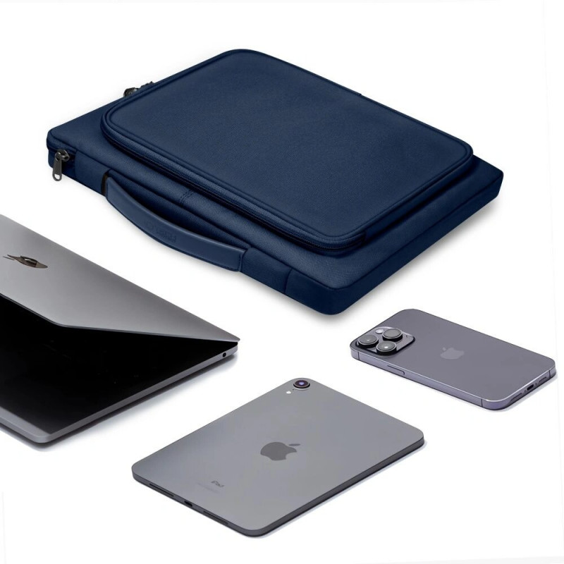 Tech-Protect Basic Bag klēpjdatora soma 15-16", tumši zila