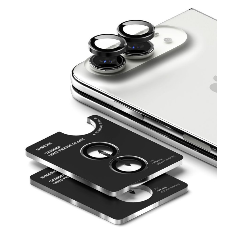 Ringke Camera Frame RGK12086 kameras objektīva aizsargs Apple iPhone Duo (2 gab.), melns