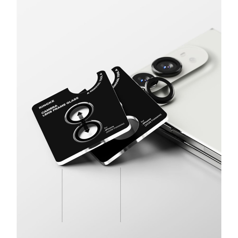 Ringke Camera Frame RGK12086 kameras objektīva aizsargs Apple iPhone Duo (2 gab.), melns