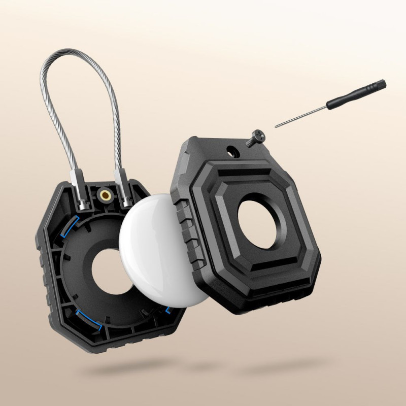 Tech-Protect Kevlar Seal maciņš Apple AirTag 1 / 2, melns