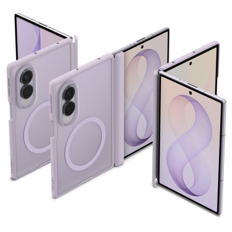 Spigen Airskin Zero MagSafe vāciņš Samsung Galaxy Z Fold 8, Frost Lavender