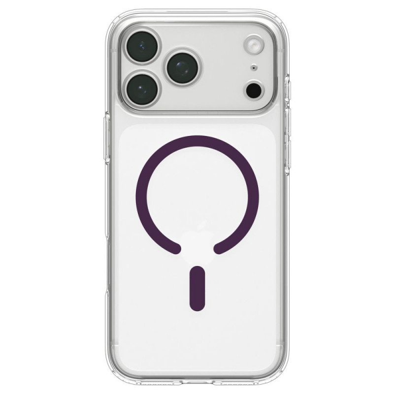 Spigen Ultra Hybrid MagSafe vāciņš Apple iPhone 17 Pro / 18 Pro, caurspīdīgs/bordo