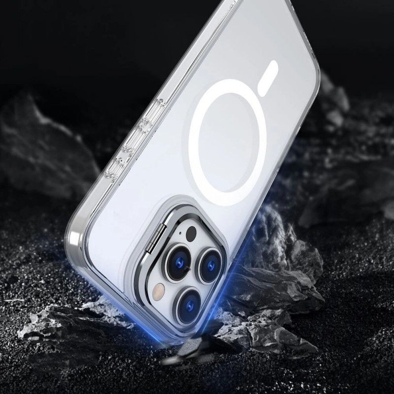 Tech-Protect Magstand MagSafe vāciņš Apple iPhone 16, caurspīdīgs