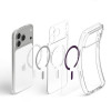 Spigen Ultra Hybrid MagSafe vāciņš Apple iPhone 17 Pro Max / 18 Pro Max, caurspīdīgs/bordo
