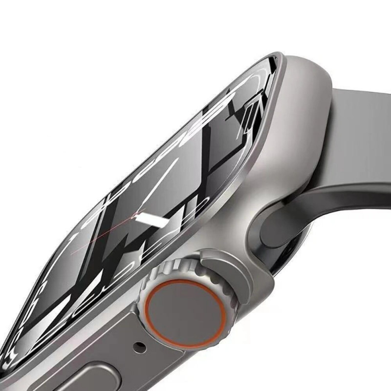 Tech-Protect Defense360 korpuss Apple Watch 10 / 11 46 mm, melns/oranžs