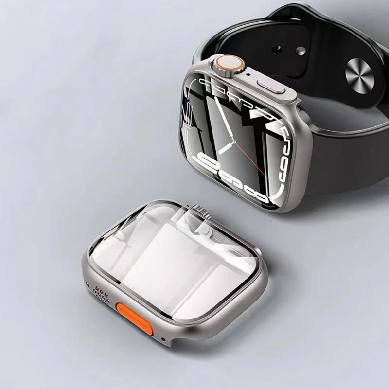 Tech-Protect Defense360 korpuss Apple Watch 10 / 11 46 mm, melns/oranžs