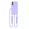 Tech-Protect Magnecklace MagSafe vāciņš ar auklu Apple iPhone 16, purpura