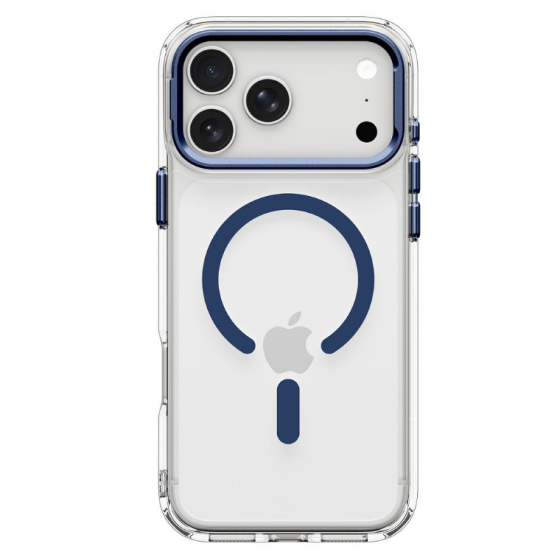 Spigen Ultra Hybrid Optik S MagSafe vāciņš Apple iPhone 17 Pro / 18 Pro, Clear/Deep Blue