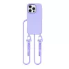 Tech-Protect Magnecklace MagSafe vāciņš ar auklu Apple iPhone 16 Pro, purpura