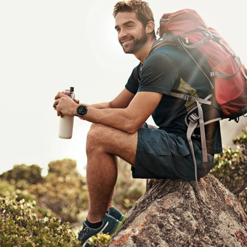 Tech-Protect Nylon Pro siksna Garmin Fenix 5 / 6 / 6 Pro / 7 / 8 (47 mm) / E, melna