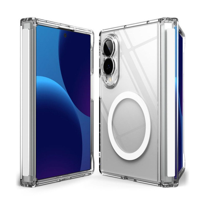 Ringke Fusion Flap Magnetic MagSafe vāciņš Samsung Galaxy Z Fold 8, caurspīdīgs