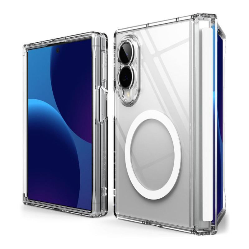 Ringke Fusion Flap Magnetic MagSafe vāciņš Samsung Galaxy Z Fold 8, caurspīdīgs