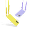 Tech-Protect Magnecklace MagSafe vāciņš ar auklu Apple iPhone 14, Kanārijdzeltena