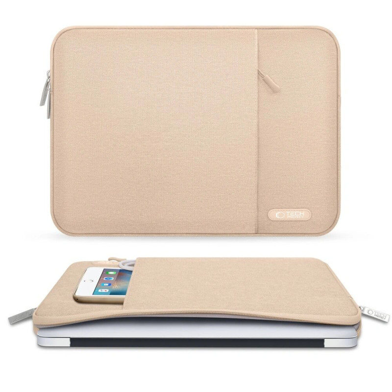 Tech-Protect Sleevy Laptop 13-14" futrālis, Caffe Latte