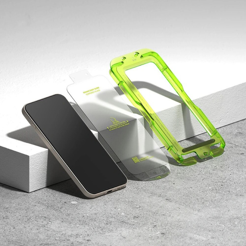 Ringke Easy Slide rūdītais stikls OnePlus 15 (2 gab.), caurspīdīgs