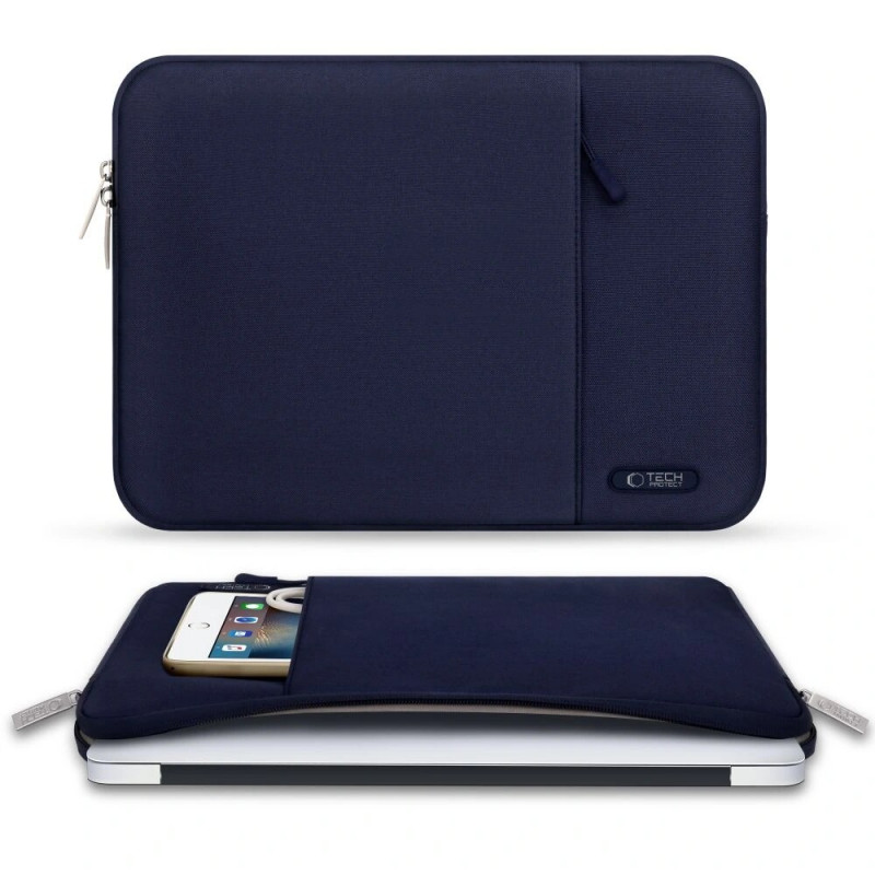 Tech-Protect Sleevy Laptop 13-14" futrālis, Navy Blue