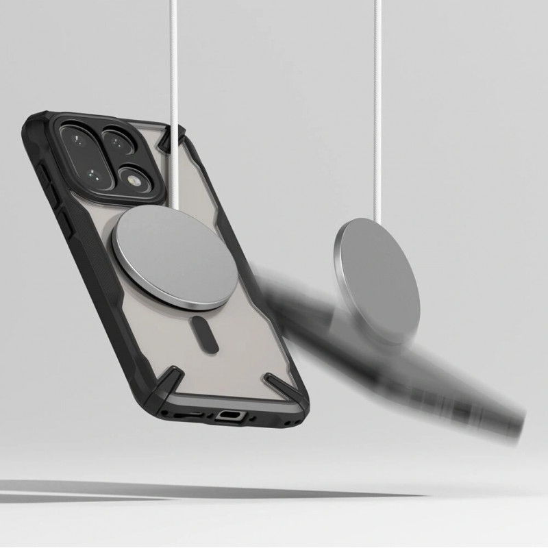 Ringke Fusion-X Magnetic MagSafe vāciņš OnePlus 15, melns